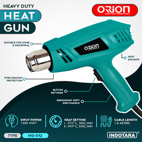 Heat Gun Hot Gun Electric Orion HG-012