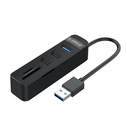 ORICO USB3.0 Hub 3 port with Card Reader 1 USB3.0 2 USB2.0 - TWU32-3AST -BLACK