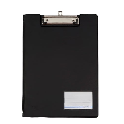 BANTEX Clipboard with Cover A4 Black 4240 10