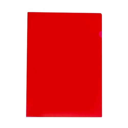 BANTEX Folder Letter File A4 0.11mm Non Skid 2242 09 Red
