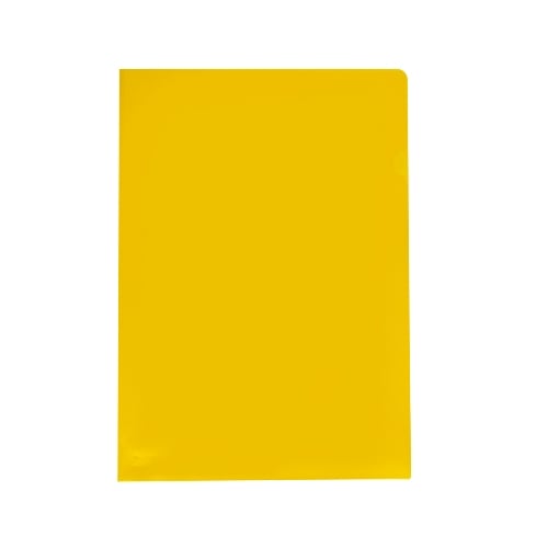 BANTEX Folder Letter File A4 0.11mm Non Skid 2242 06 Yellow