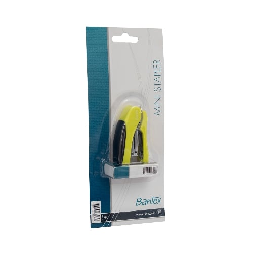 BANTEX Mini Stapler Including Staples No 10 Lime 9330 65