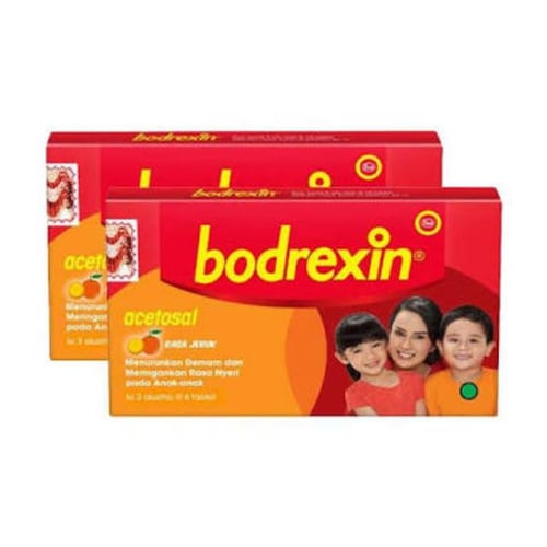 Bodrexin Isi 18 Tablet Demam Anak