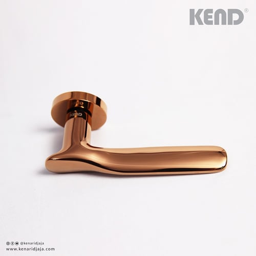 Gagang Pintu - Handle Pintu KEND HRE.85.526 Brass Gold Satin