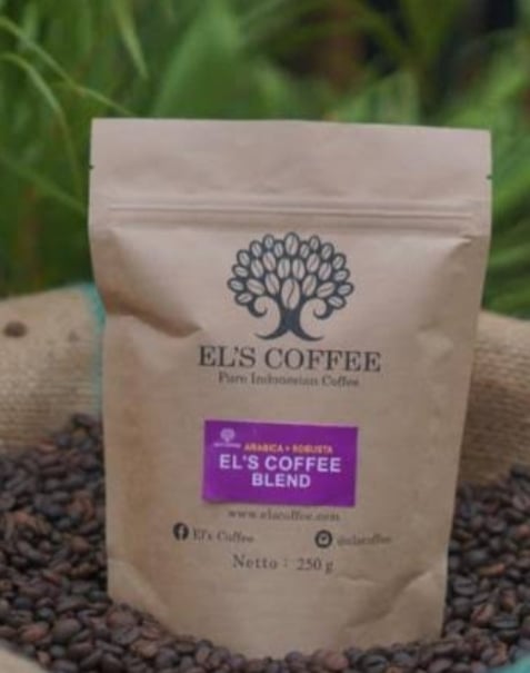 Els Cofee Biji Kopi Blend  dari kopi luwak liar 100gr