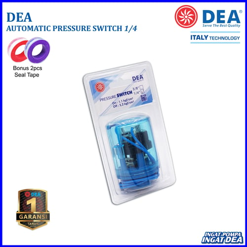 Otomatis (Pressure Switch) Type 0.75 - Drat 1/4 Inch (Sparepart Pompa Air)