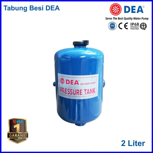 Tangki / Tabung Besi DEA 2 Liter (Sparepart Pompa Air)