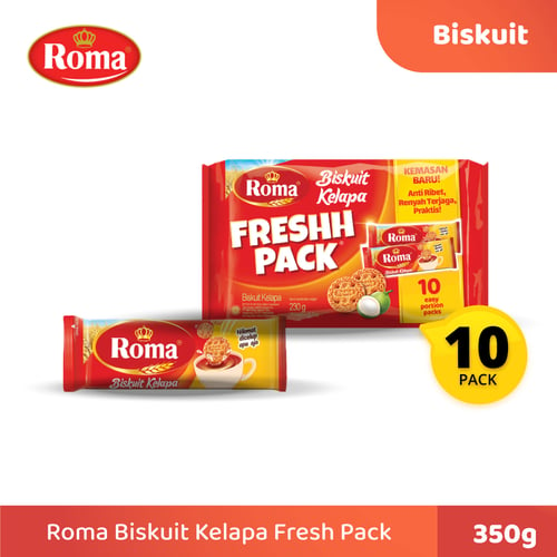 Roma Biskuit Kelapa Freshh Pack 23 Gr