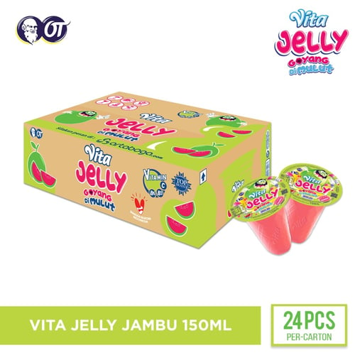 Vita Jelly Drink - Jambu 150ml - 1 Karton Isi 24 Pcs