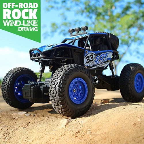 Mainan Anak Laki Laki Mobil Remote Control RC Crawler Rock Climbing Offroad / RC Drift / Mobil Remote Kontrol Offroad - BIRU