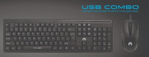 Keyboard Mouse Mikuso USB Combo