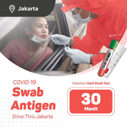 JAKARTA - Swab Antigen Test Drive Thru