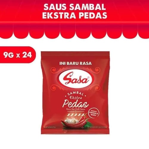 SASA Sambal Extra Hot Sachet 9 gr