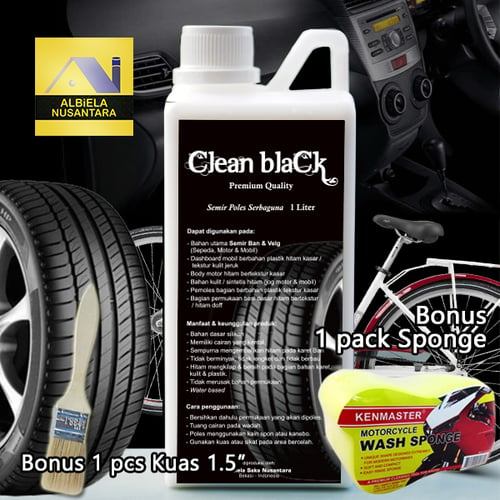 Clean Black Tire Restore / Semir Ban Mobil Sepeda Motor 1 Liter