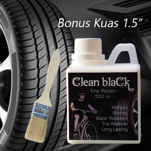 Tire Restore Clean Black Semir Ban Sepeda motor mobil  Kilap Hitam 500 ml