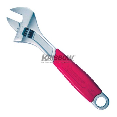 Kunci Inggris Adjustable Wrench Softgrip 12 Inch Krisbow KW0101965