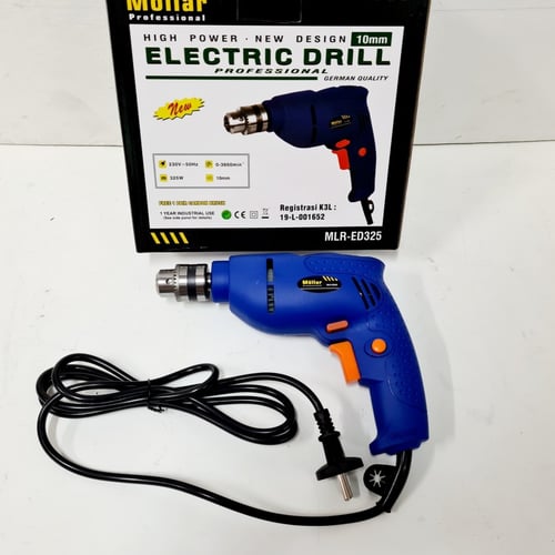 Mesin Bor Listrik 10mm Reversible bolak balik ED MOLLAR