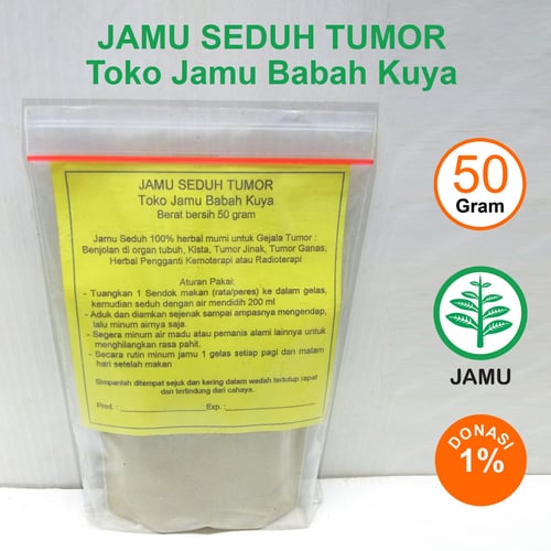 JAMU SEDUH TUMOR Toko Jamu Babah Kuya 50 gram Kista Tumor Jinak Kemoterapi atau Radioterapi