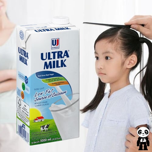 Susu Ultra Milk Low Fat 1 Liter Susu UHT Rendah Lemak