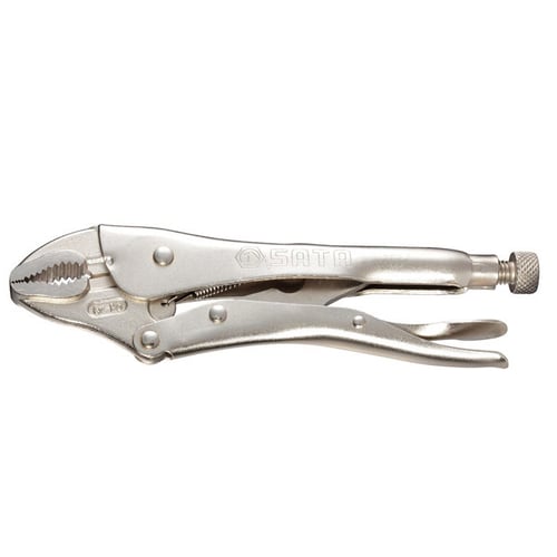 Tang Jepit Curved 10 Inch - Curved Jaw Locking Pliers 71103 SATA TOOLS