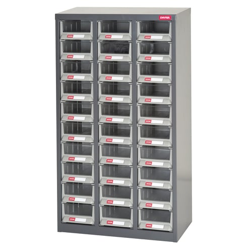 SHUTER Steel Parts Cabinet A6V 30 Drawer Industry Heavy Duty A6V-330H