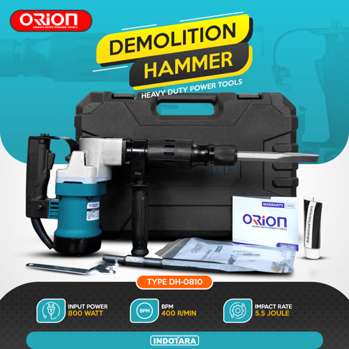 Mesin Bobok Beton / Demolition Hammer Orion DH0810