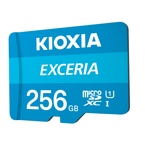 MicroSD 256GB KIOXIA SDXC UHS-1 Class 10 R100 Exceria with Adapter