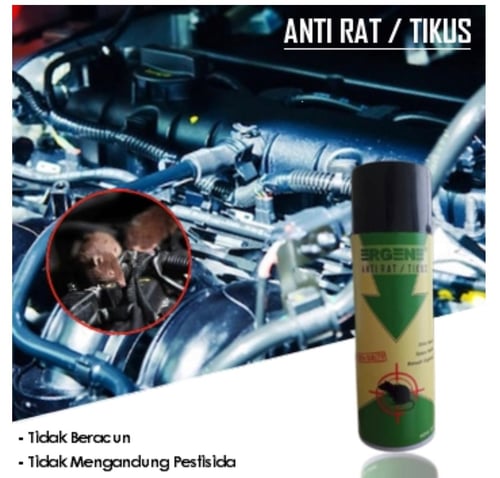 Anti Rat / Tikus Spray 300ml - Rat Repellent - Parfum Pengusir Tikus.