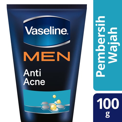 VASELINE Men Anti Acne Face Wash PJ 100g 1 KARTON