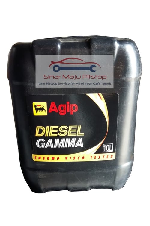 Agip Diesel Gamma SAE 40 - Oli Mesin Diesel 10 LITER LISENSI ITALIA ORIGINAL
