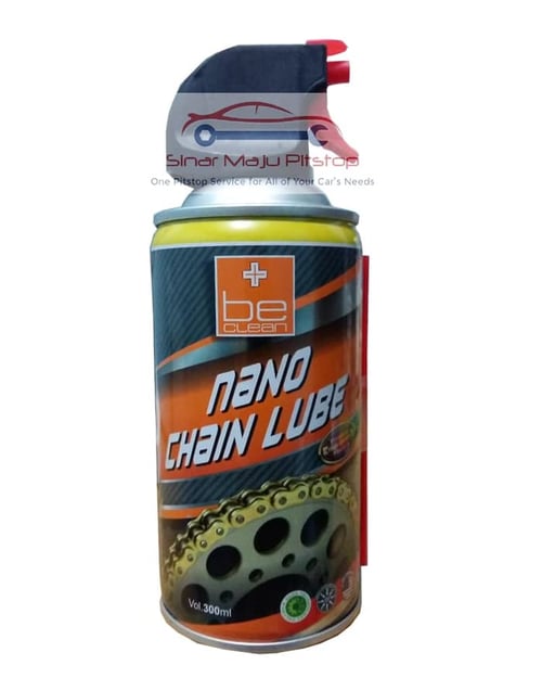 BE CLEAN High Performance Nano Chain Lube - Pelumas Rantai Motor 300ml Original