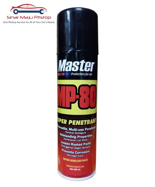 MASTER MP-80 Super Penetrant Oil Pembersih Minyak Lubrikasi