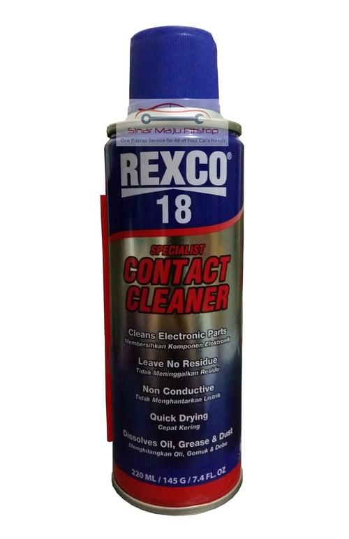 REXCO 18 Contact Cleaner Motherboard Dan Keyboard 220ml