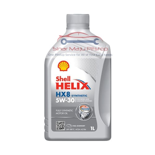 SHELL Helix HX8 Fully Synthetic Oli Mesin Mobil 5W-30 1Liter