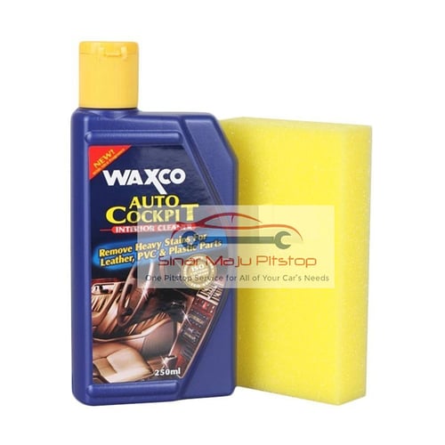 WAXCO Auto Cockpit Cleaner Mobil Ori Bonus Sponge 250ml