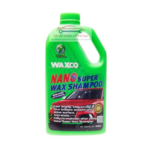 WAXCO Nano Super Wax Shampo Cuci Mobil 1 Liter