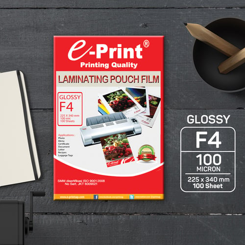 e-Print Laminating Pouch F4