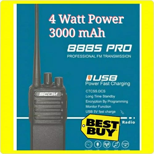 HT SCOM 888s PRO USB Charging premium speaker UHF single band