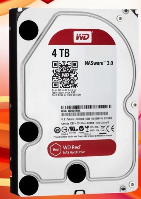 WD NAS 4TB RED WD40EFRX For NAS