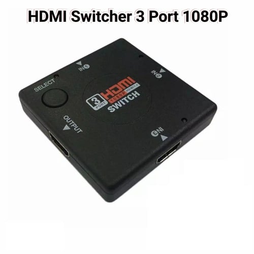 alat 3 Port Ports HDMI Switcher 1080P For PS3 PS4 Xbox