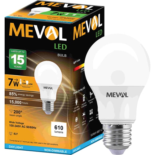 Meval LED Bulb 7W - Putih
