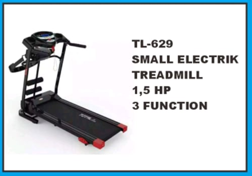 Small Electric Treadmill 1,5 HP 3 Function TL-629