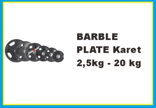 Rubber Plate 2,5 Kg - 20 Kg