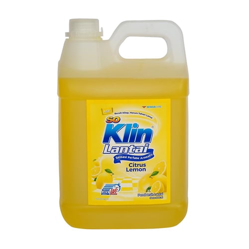 So Klin Lantai Citrus Lemon 4 Liter