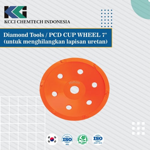 Diamond Tools / PCD CUP WHEEL 7 INCH (untuk menghilangkan lapisan uretan)