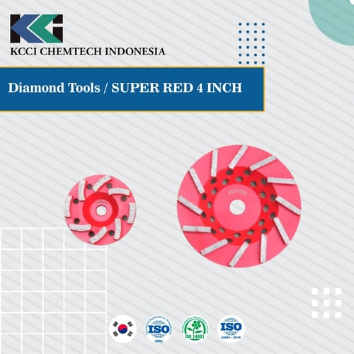 Diamond Tools / SUPER RED 4 INCH