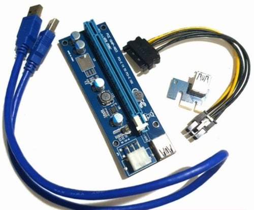 PCIE Riser 1x to 16x pci-e mining adapter converter vga external