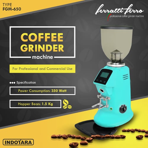 Coffee Grinder Machine / Alat Penggiling Kopi Ferratti Ferro FGM-650 -