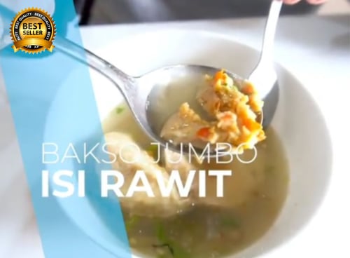Bakso Jumbo isi rawit // frozen food bakso isi 4