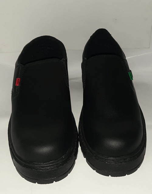Sepatu Safety Slip On / Selop Hitam